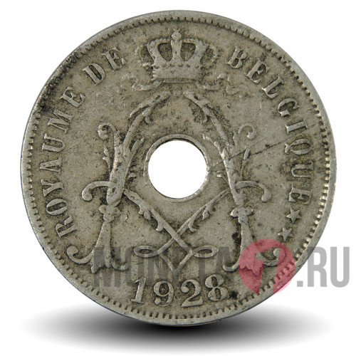25 сантимов 1928 года - Бельгия - BELGIQUE