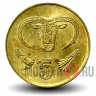 5 центов 2001 года - Кипр - Бык