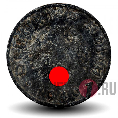 1 рейхспфенниг 1940 года - Третий Рейх - G