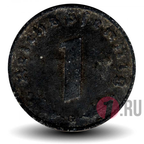 1 рейхспфенниг 1940 года - Третий Рейх - G