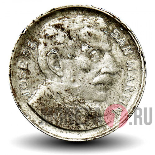 10 сентаво 1953 года - Аргентина - Хосе де Сан-Мартин