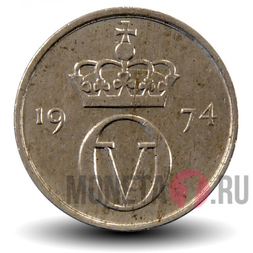 10 эре 1974 года - Норвегия - Олав V