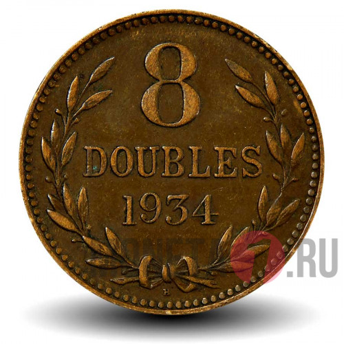 8 дублей 1934 года - Остров Гернси