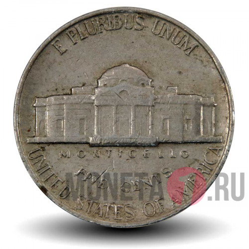5 центов 1963 года - Усадьба Монтичелло (Monticello) - США