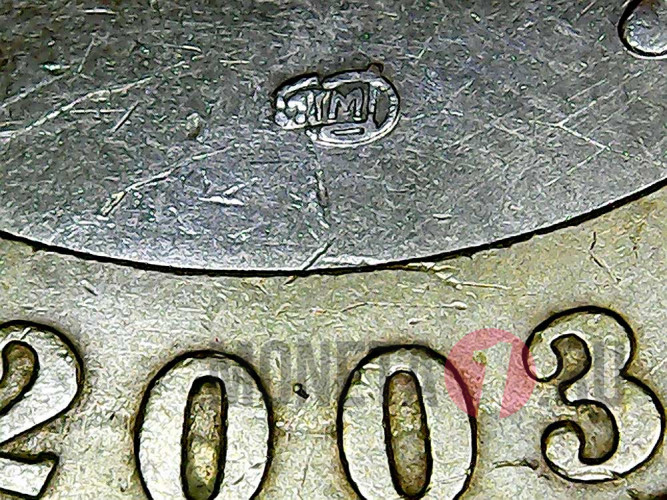 10 рублей 2003 года - Псков - Биметалл