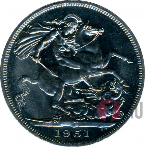 Крона 1951 Proof - Festival of Britain - Великобритания
