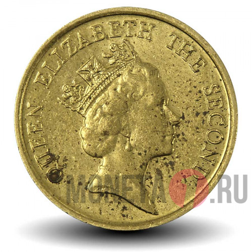 10 центов 1992 года - Гонконг - Elizabeth II
