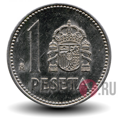 1 песета 1985 года - Хуан Карлос I - Испания
