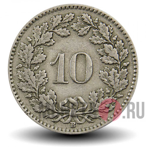 10 раппен 1926 года - Швейцария