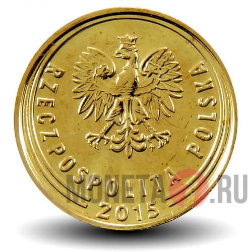 1 грош 2015 года - Польша (магнитная)