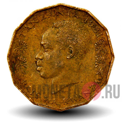 5 тано 1981 года - Танзания - Рыба Парусник