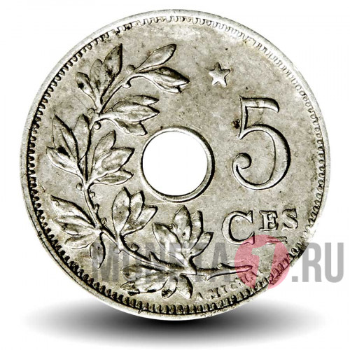 5 сантимов 1932 года - Бельгия - Альберт I - BELGIQUE