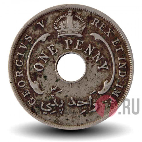 1 пенни 1919 года - Британская Западная Африка - George V - H