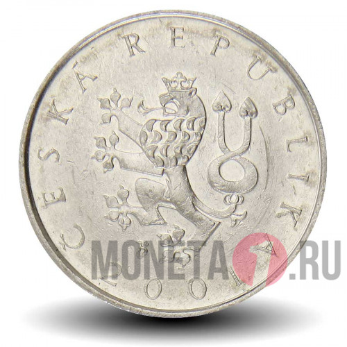 1 крона 2001 года - Чехия - Корона святого Вацлава