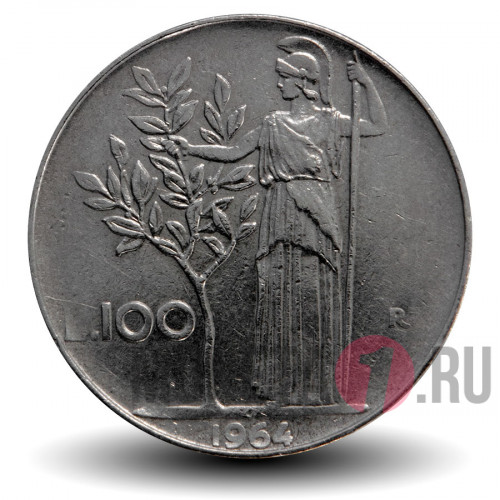 100 лир 1964 года - Италия