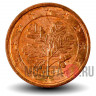 1 евроцент 2011 года - Германия - F