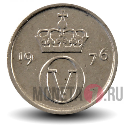 10 эре 1976 года - Норвегия - Олав V