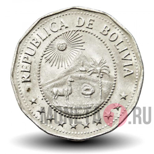25 сентаво 1972 года - Боливия