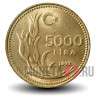 5000 лир 1992 года - Турция - Ататюрк Мустафа Кемаль