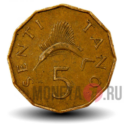 5 тано 1966 года - Танзания - Рыба Парусник