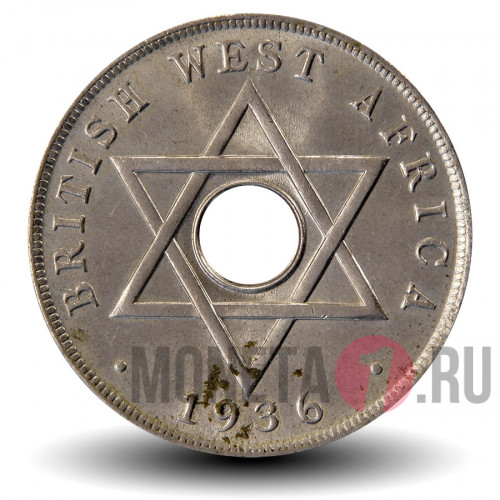 1 пенни 1936 года - Британская Западная Африка - Edward VIII - KN