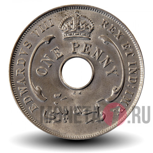 1 пенни 1936 года - Британская Западная Африка - Edward VIII - KN