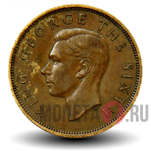 1 пенни 1952 года - Новая Зеландия - Новозеландский туи