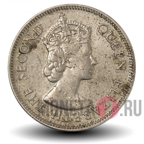 50 центов 1974 года - Гонконг - Елизавета II