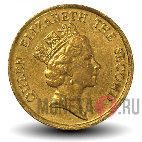 10 центов 1991 года - Гонконг - Елизавета II