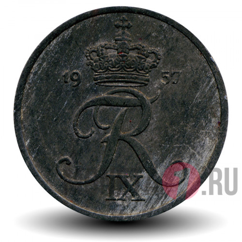 5 ore 1957 года - Фредерик IX - Дания