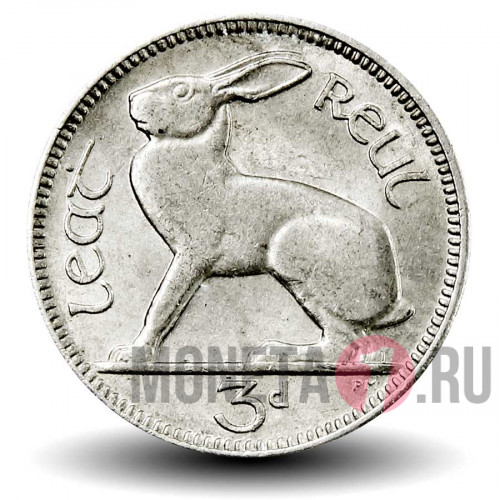 3 пенса 1965 года - Ирландия