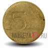 5 форинтов 2001 года - Венгрия - Белая цапля