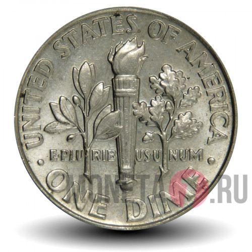 1 дайм 2005 года - США - Рузвельт - P