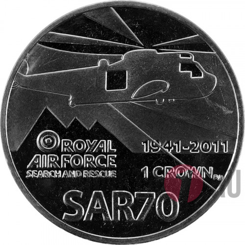 1 крона - 70 лет "Поиск и спасание" (SAR) - 2011 год - Фолкленд
