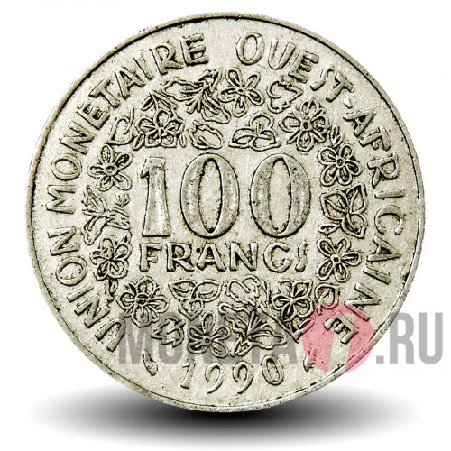 100 франков КФА BCEAO 1990 года - Западно-Африканские штаты