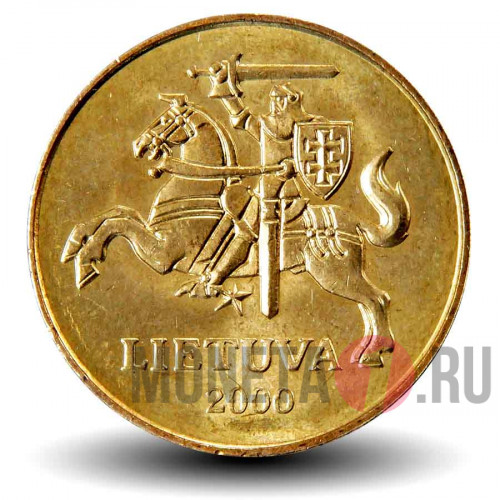 50 центов 2000 года - Литва - aUNC