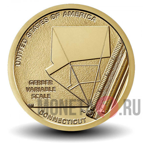 1 доллар 2020 года - Переменная шкала Гербера - Американские инновации - P