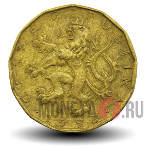 20 крон 1993 года - Чехия - Святой Вацлав