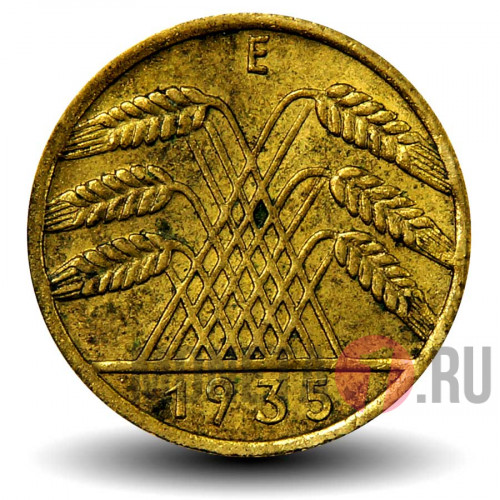 10 рейхспфеннигов 1935 года - Третий Рейх - E