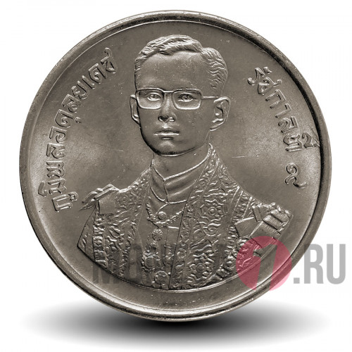 5 бат 1987 года - 60-летие Рамы IX - Тайланд