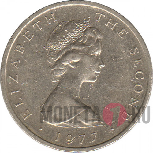 10 TEN PENCE 1977 год - Остров Мэн