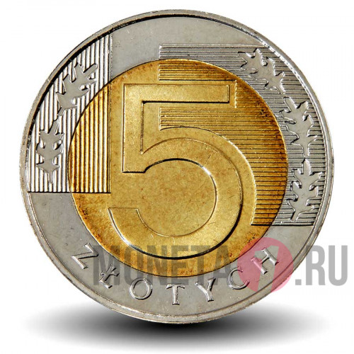 5 злотых 2015 года - Польша