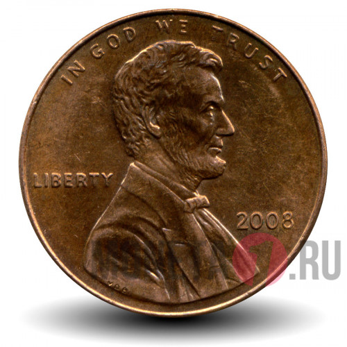 1 цент 2008 года - США