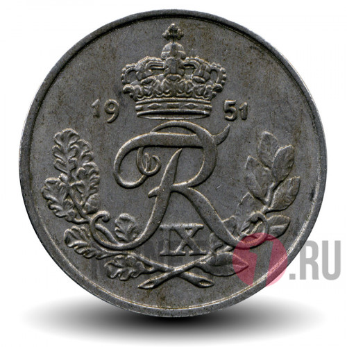 25 ore 1951 года - Дания - Фредерик IX