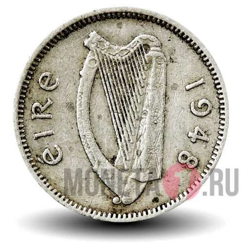 3 пенса 1948 года - Ирландия