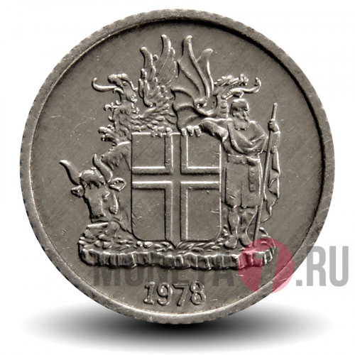 1 крона 1978 года - Исландия