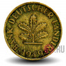 5 пфеннигов 1949 года - ФРГ - Дуб - J