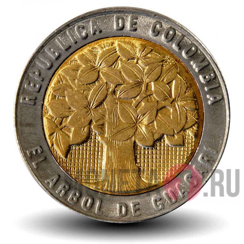 500 песо 2012 года - Колумбия - Святое дерево Гуакари