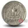 25 центов 1982 года - США - Джордж Вашингтон - D