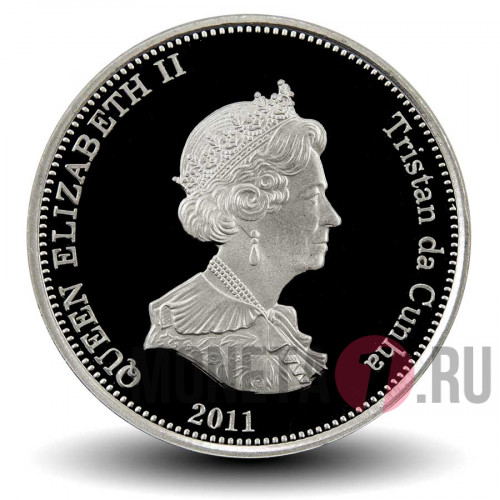 1 крона - Морской Котик - 2011 год Тристан-да-Кунья